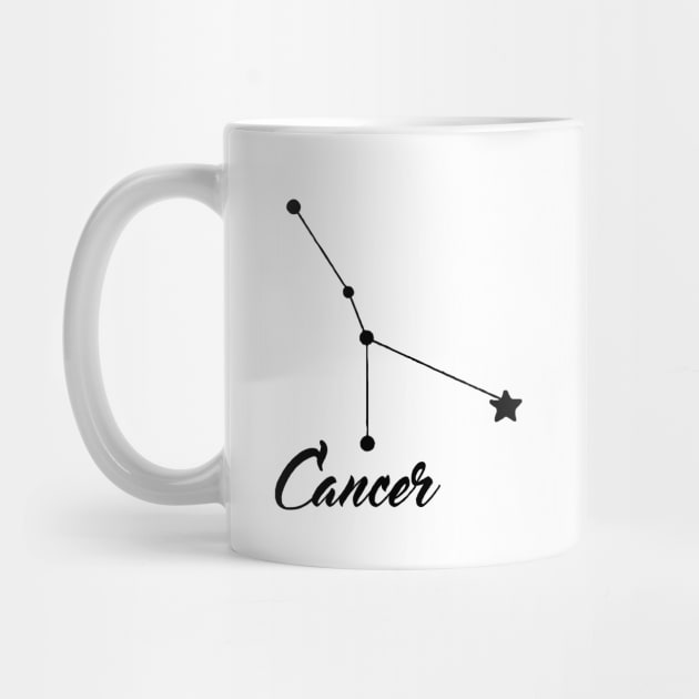 Cancer - Black print by smgonline